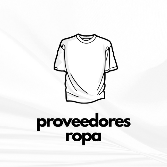 PROVEEDORES ROPA